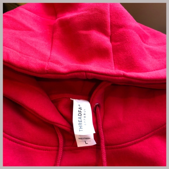 NWOT Threadfast 320H Unisex Ultimate Fleece Pullover Hooded Sweatshirt Size L - Picture 6 of 6